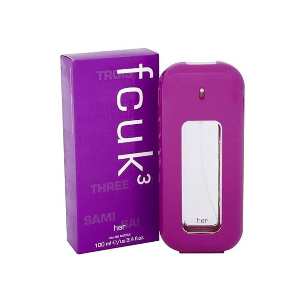 Fcuk 3 Her Eau De Toilette Spray