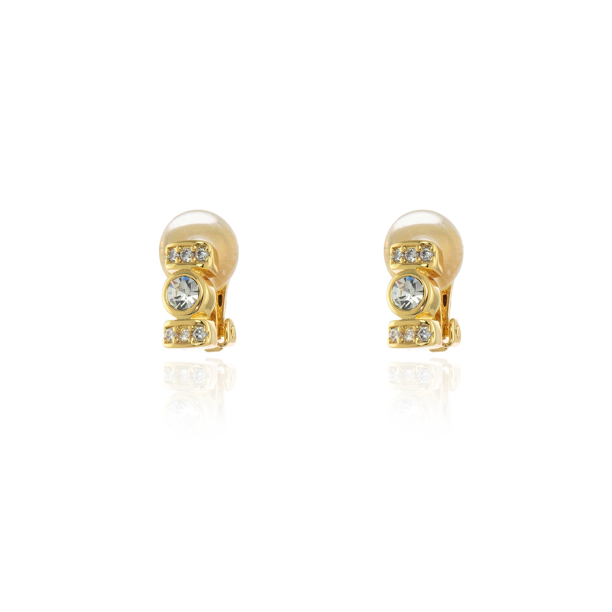 Cachet London Terri Gold Clip On Earrings