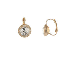 Cachet Sosie Pavee Earrings 18ct Gold Plated
