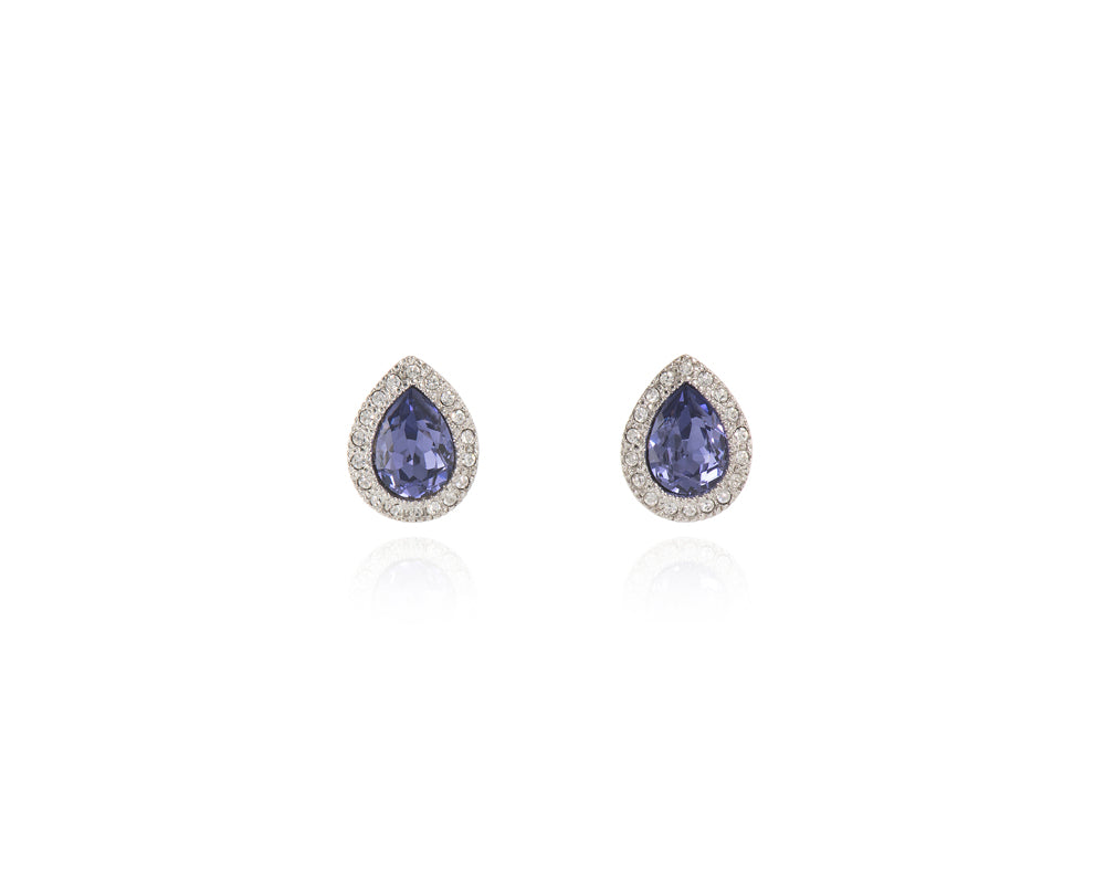 Cachet London Talma Silver Tanzanite Earrings