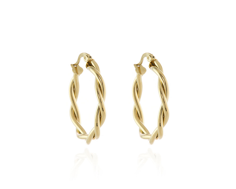 Cachet London Olena Gold Hoop Earrings