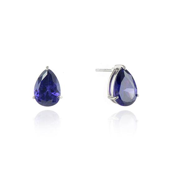 Oliana Sterling Silver Tanzanite Earrings