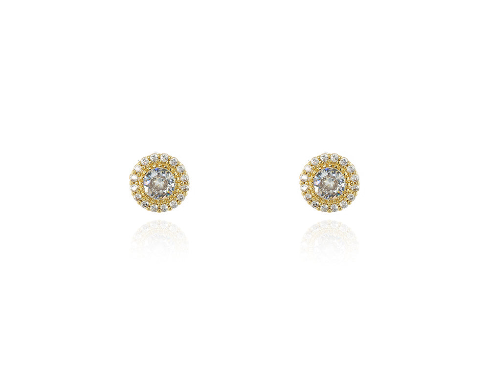 Cachet London Fidelity Gold Earrings