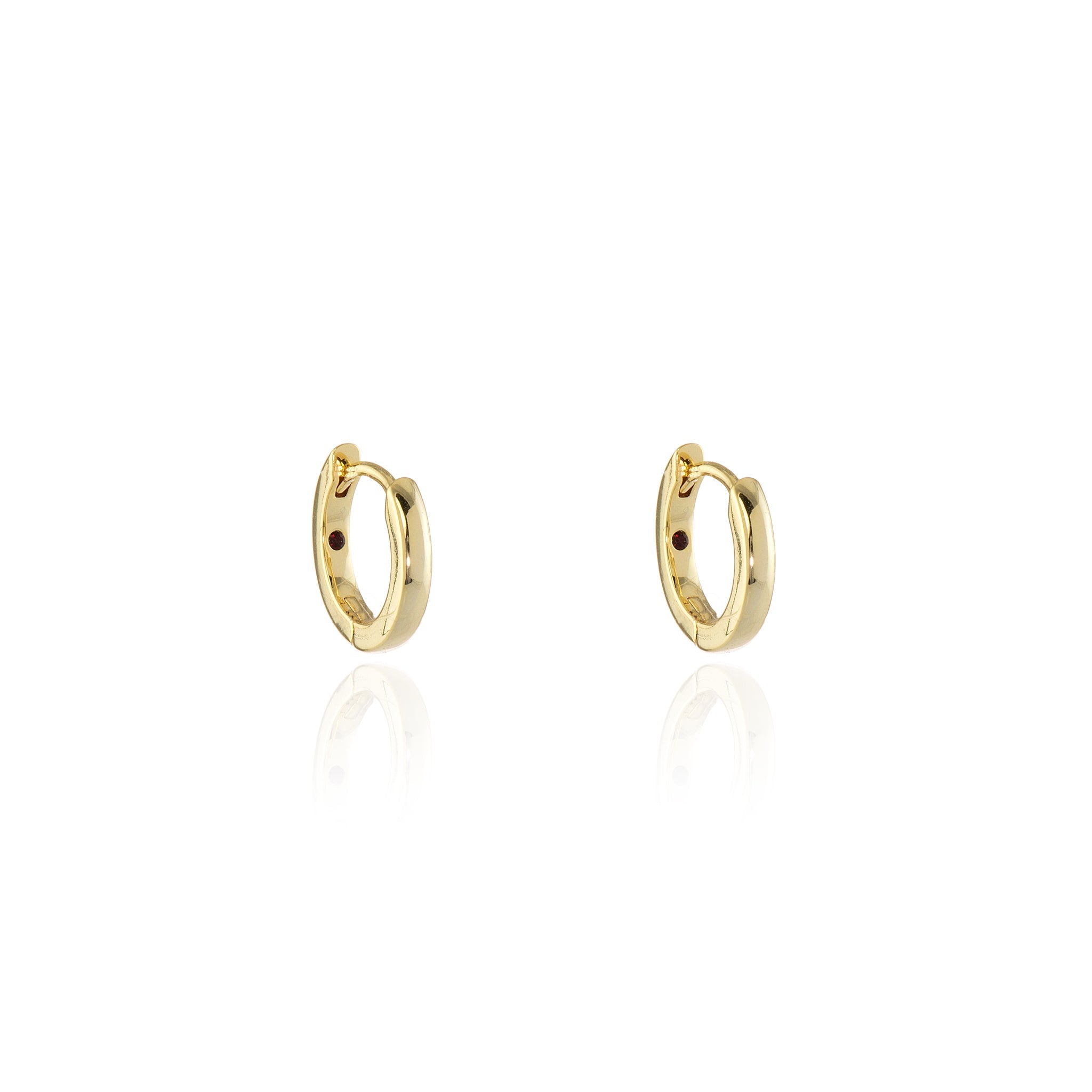 Cachet London Henley Huggie 12mm Gold Hoop