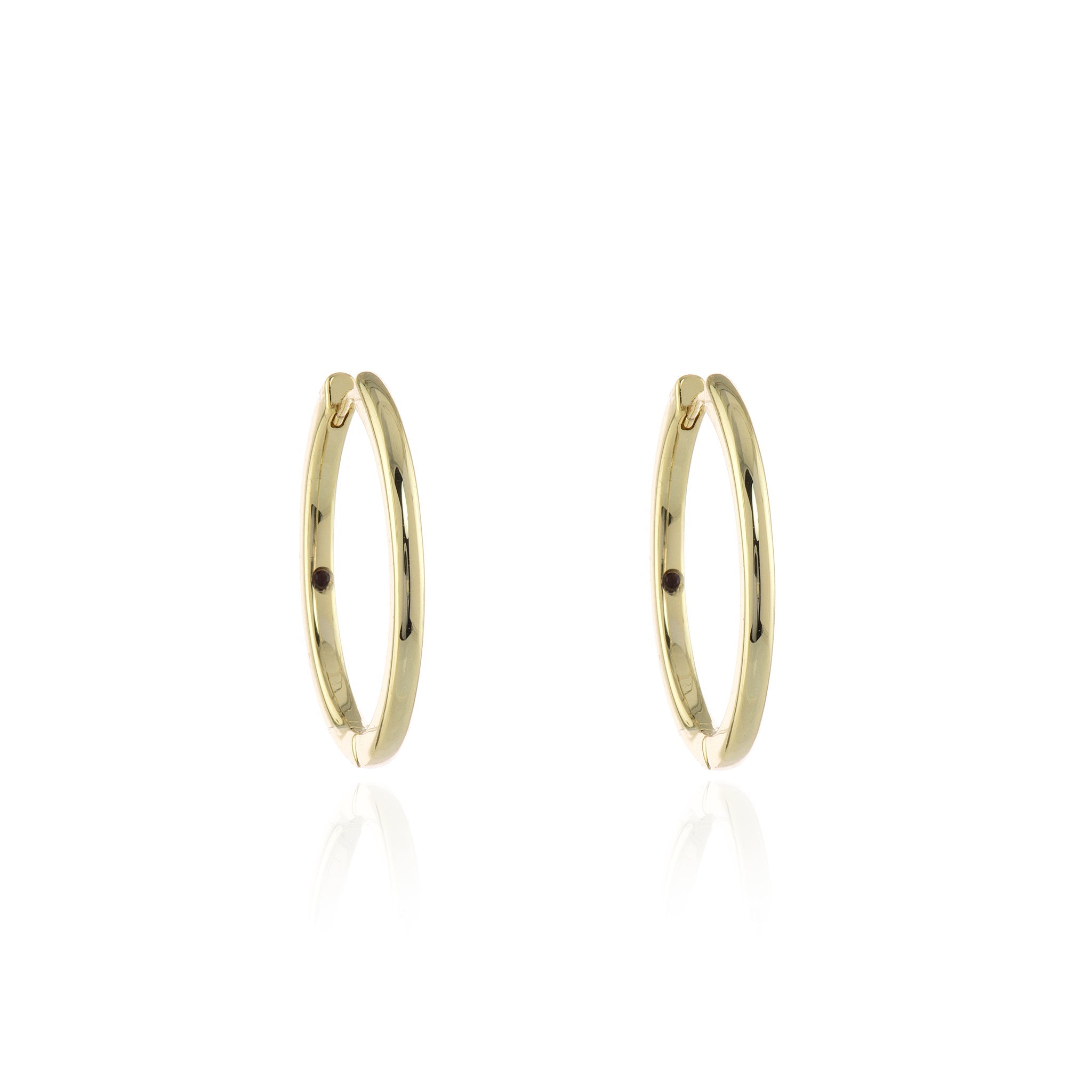 Cachet London Henley Large 25mm Huggie Gold Hoop