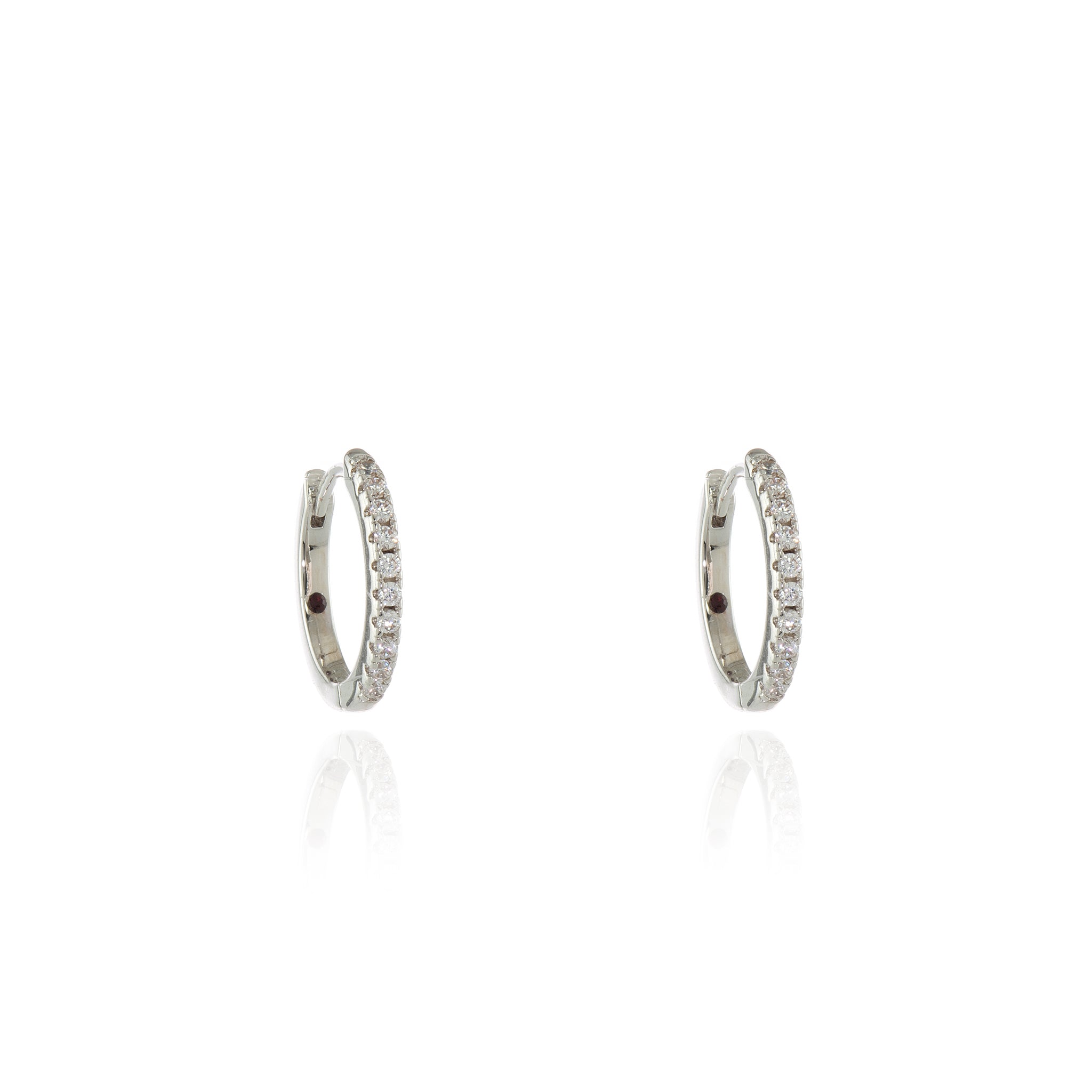Cachet London Gidget Medium 16mm Silver Hoop