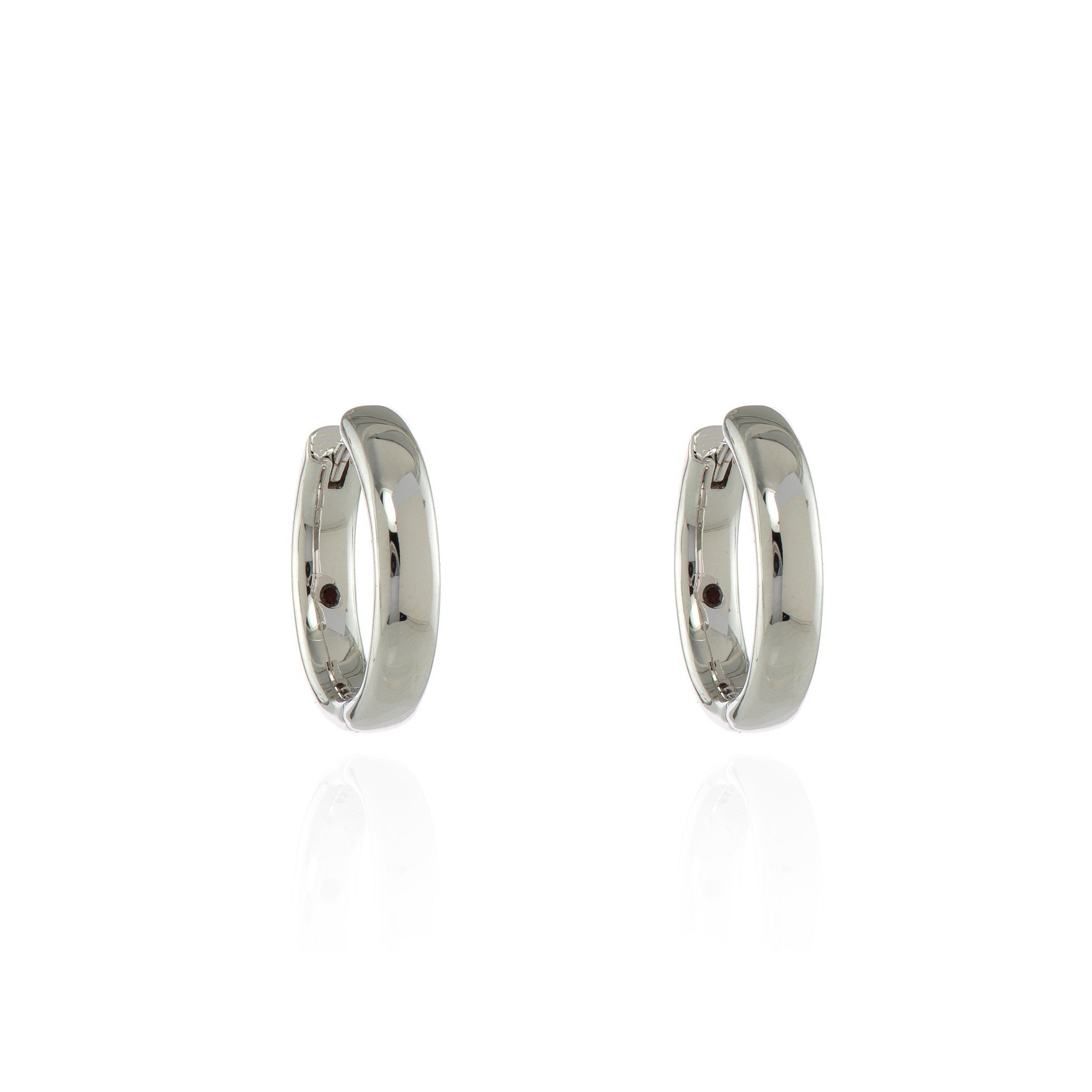 Cachet London Sabrina Medium 18mm Silver Hoop