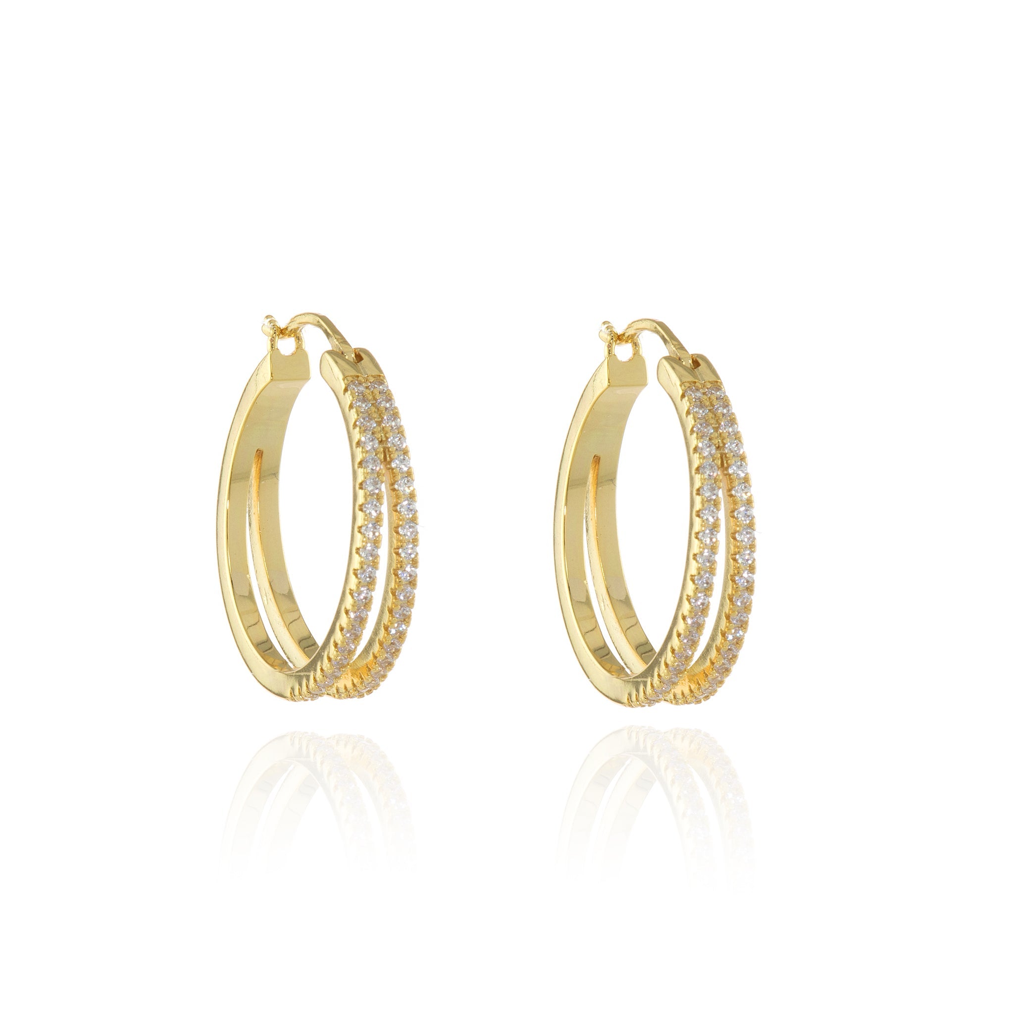 Cachet London Daniela Large 18mm Gold Hoop