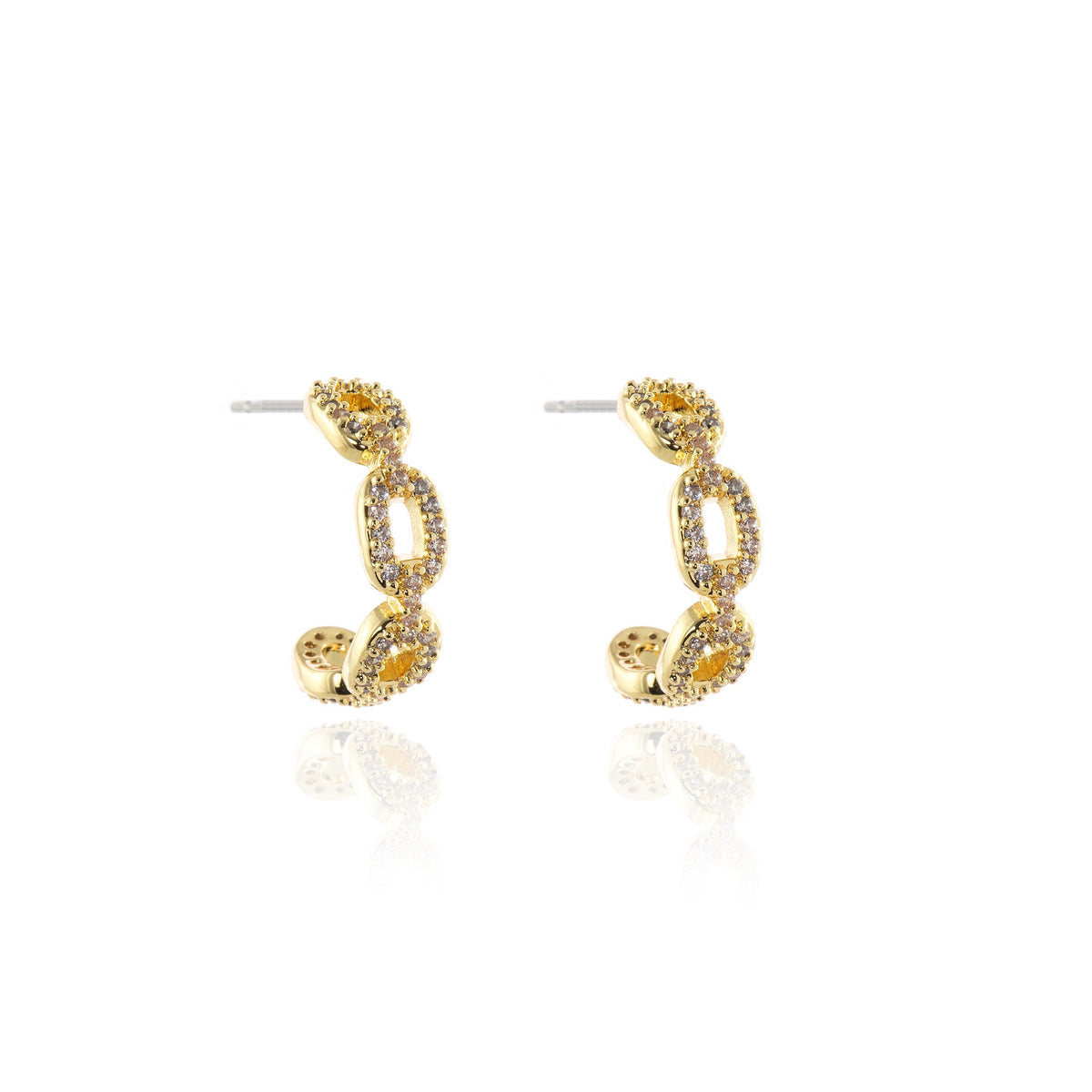 Freya  Gold Hoop Earrings