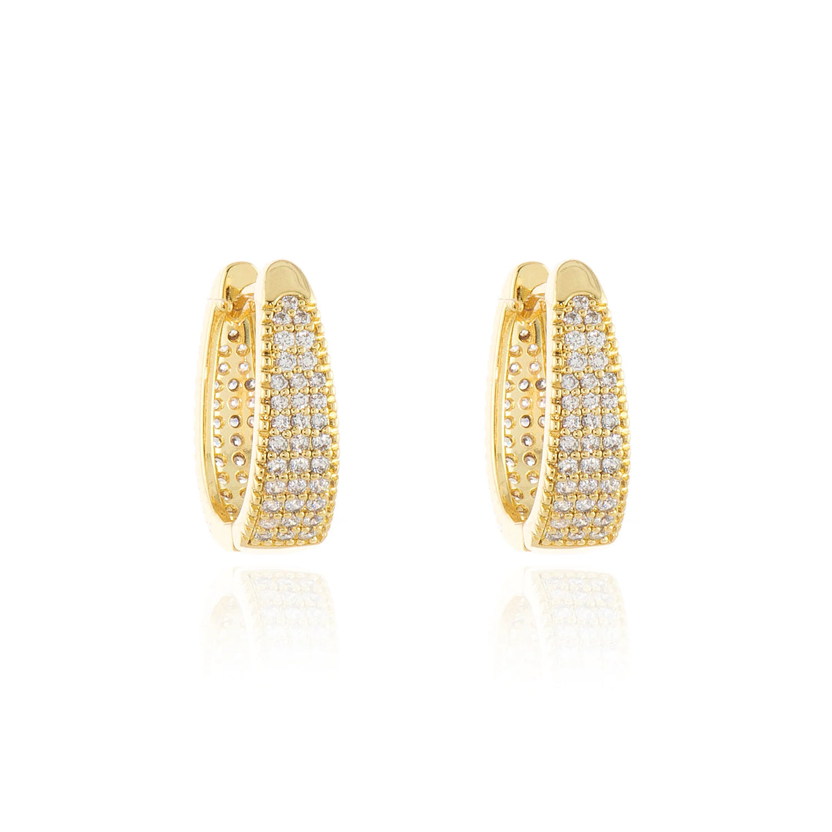 Cachet London Cabo Gold Hoop Earrings