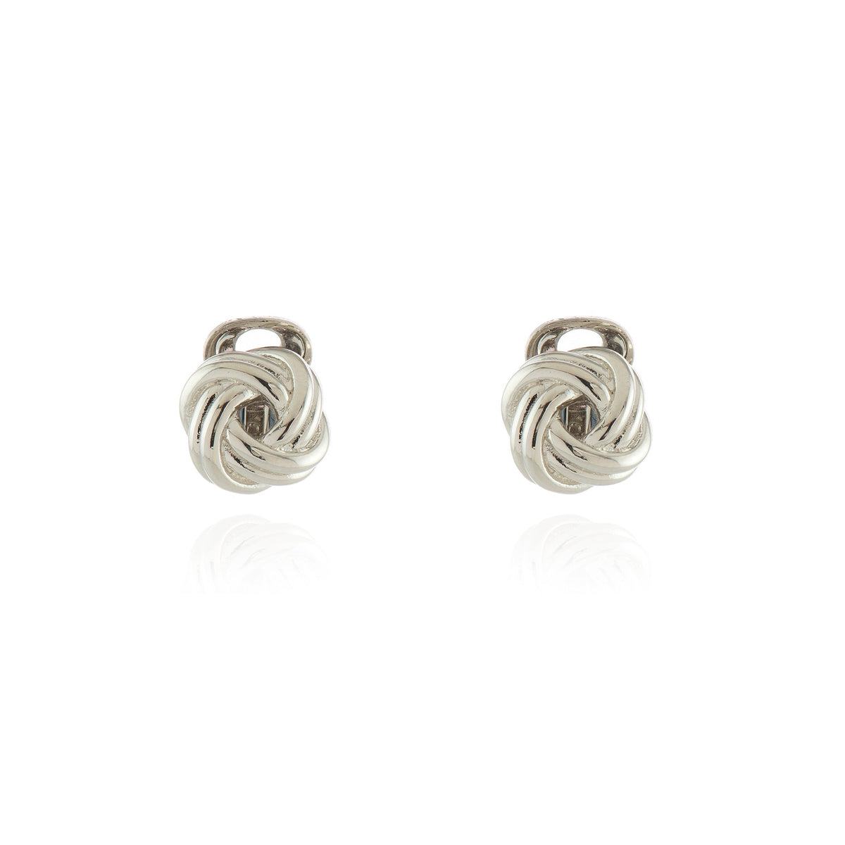 Quant Silver Clip On Earrings