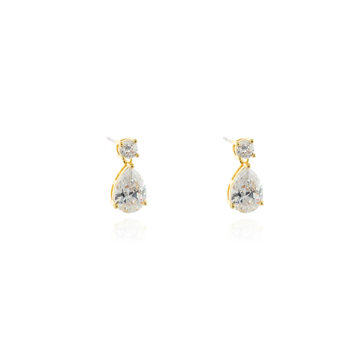Cachet London Sheri Gold Drop Earrings
