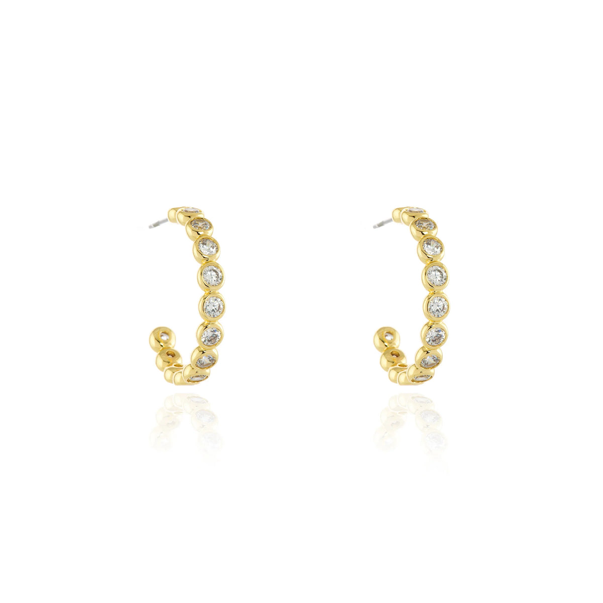 Cachet London Katell Gold Hoop Earrings