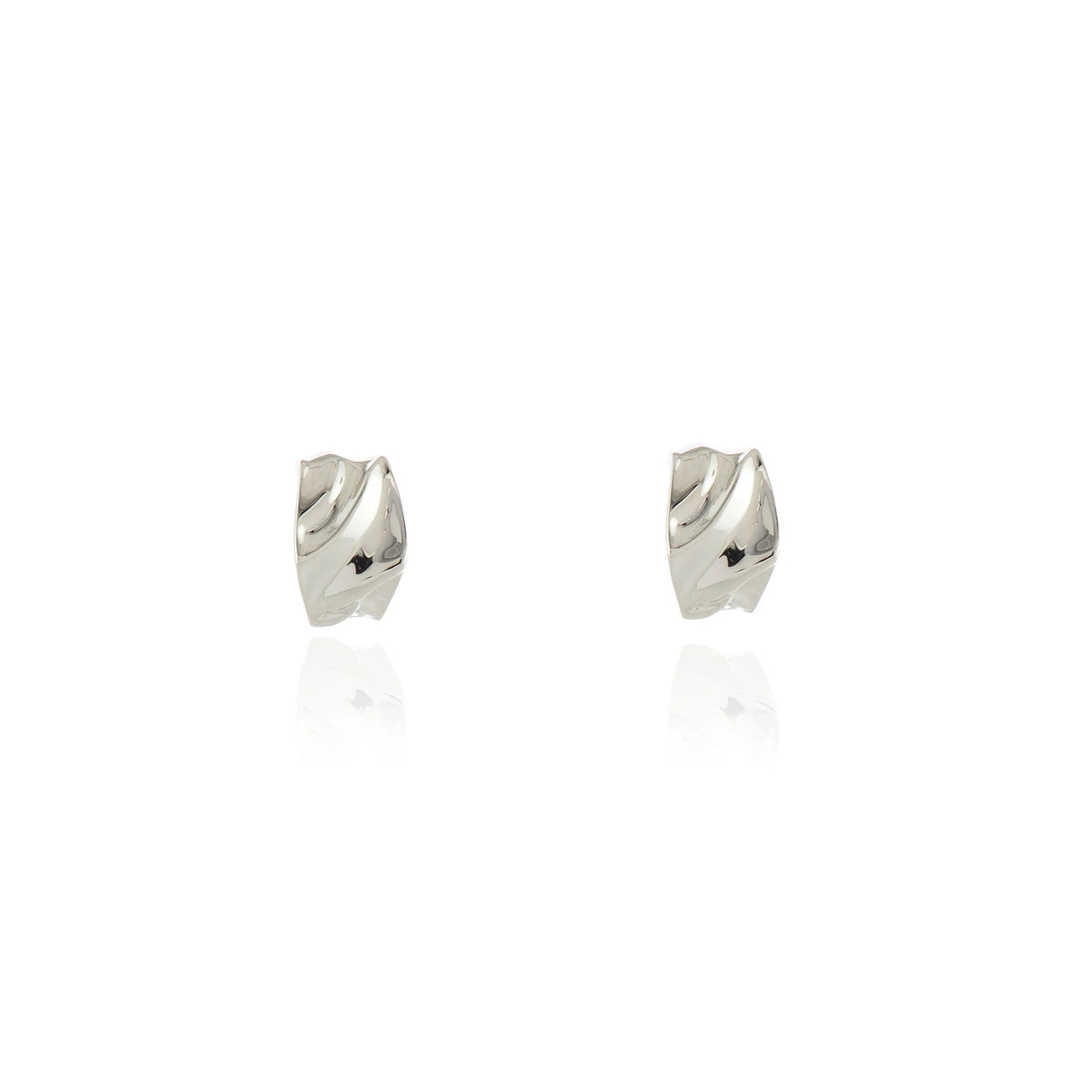 Cachet London Ivie Silver Hoop Earrings