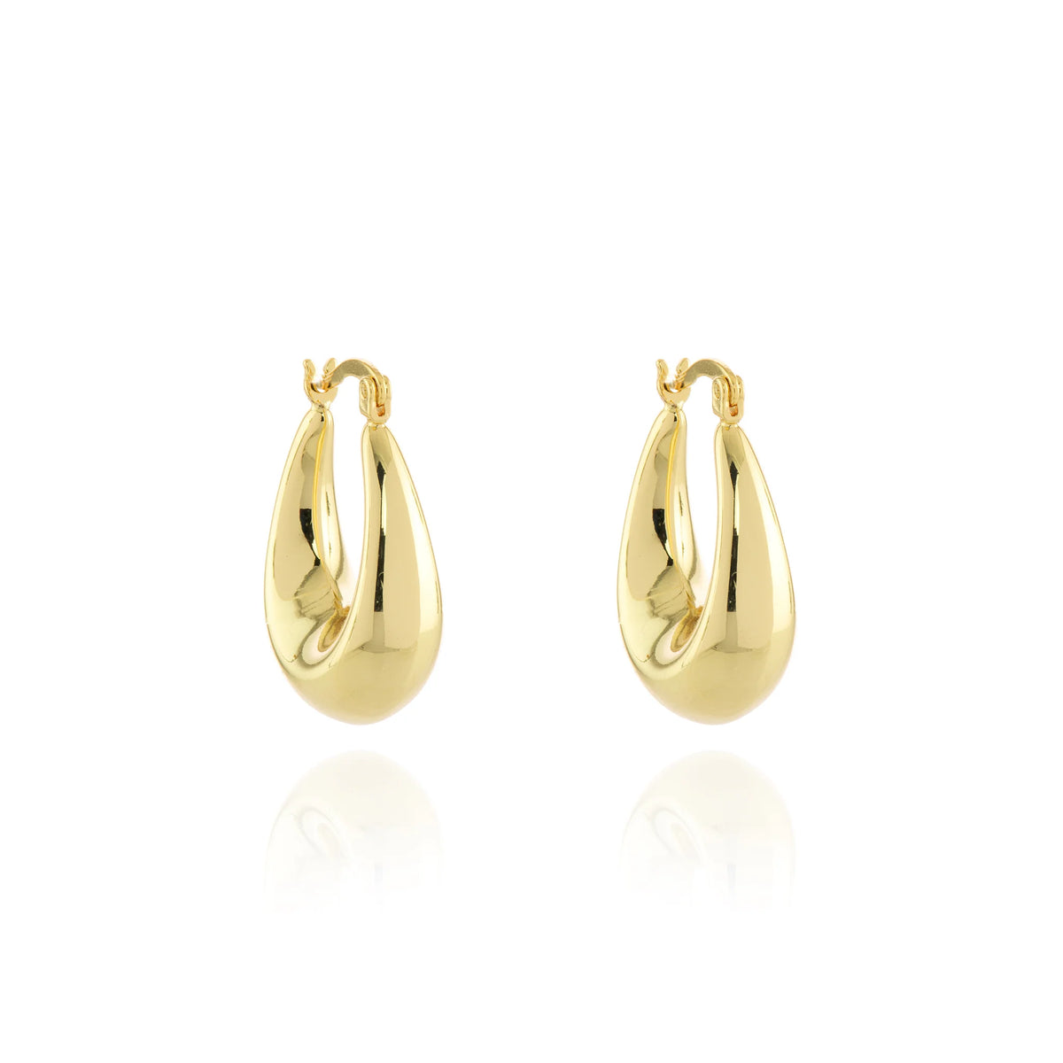 Cachet London Berdine Gold Hoop Earrings