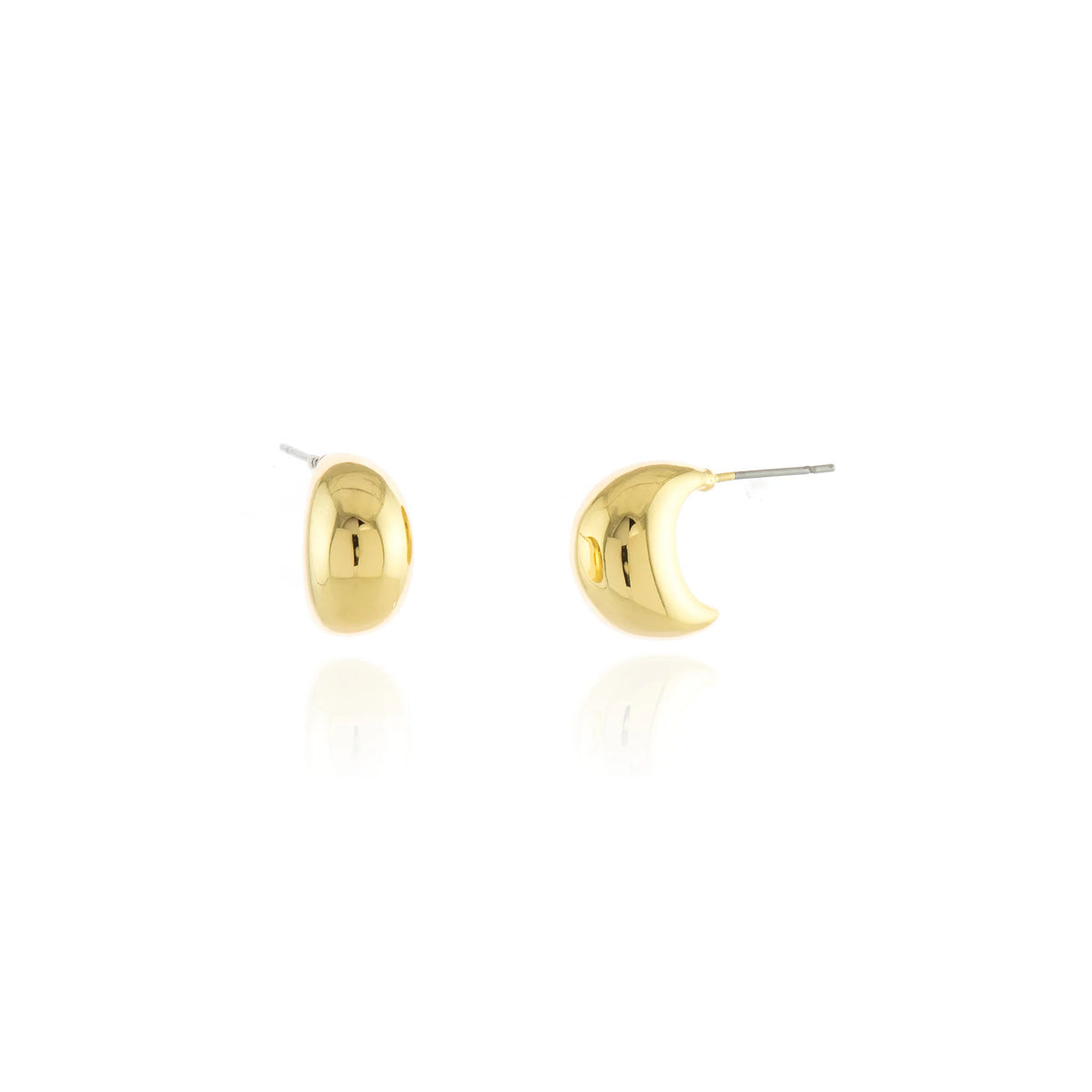 Cachet London Itala Gold Hoop Earrings