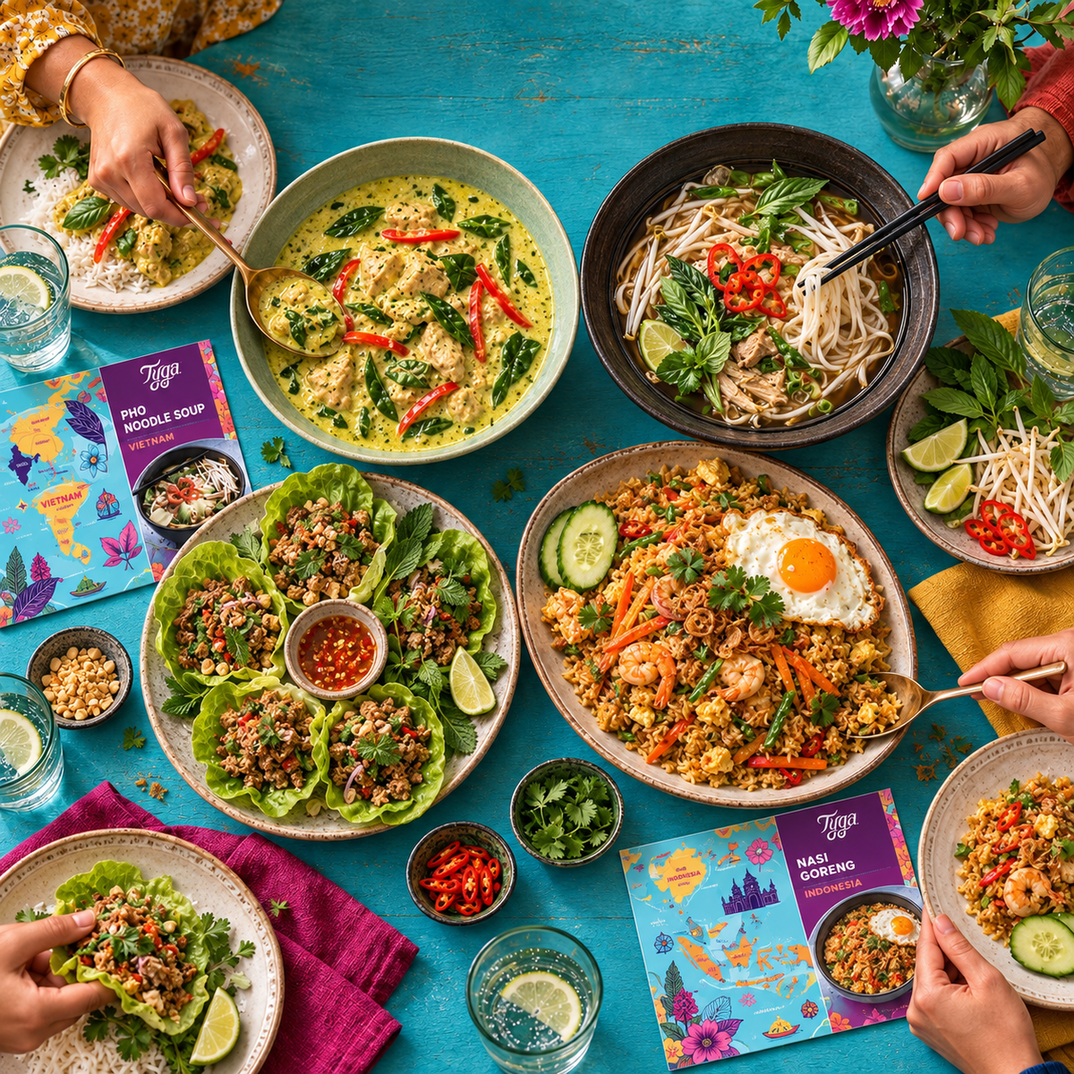 South East Asia Recipe Kit Gift Set