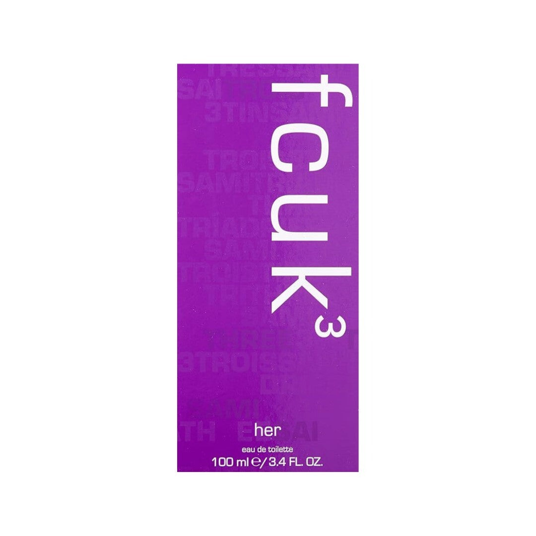 Fcuk 3 Her Eau De Toilette Spray