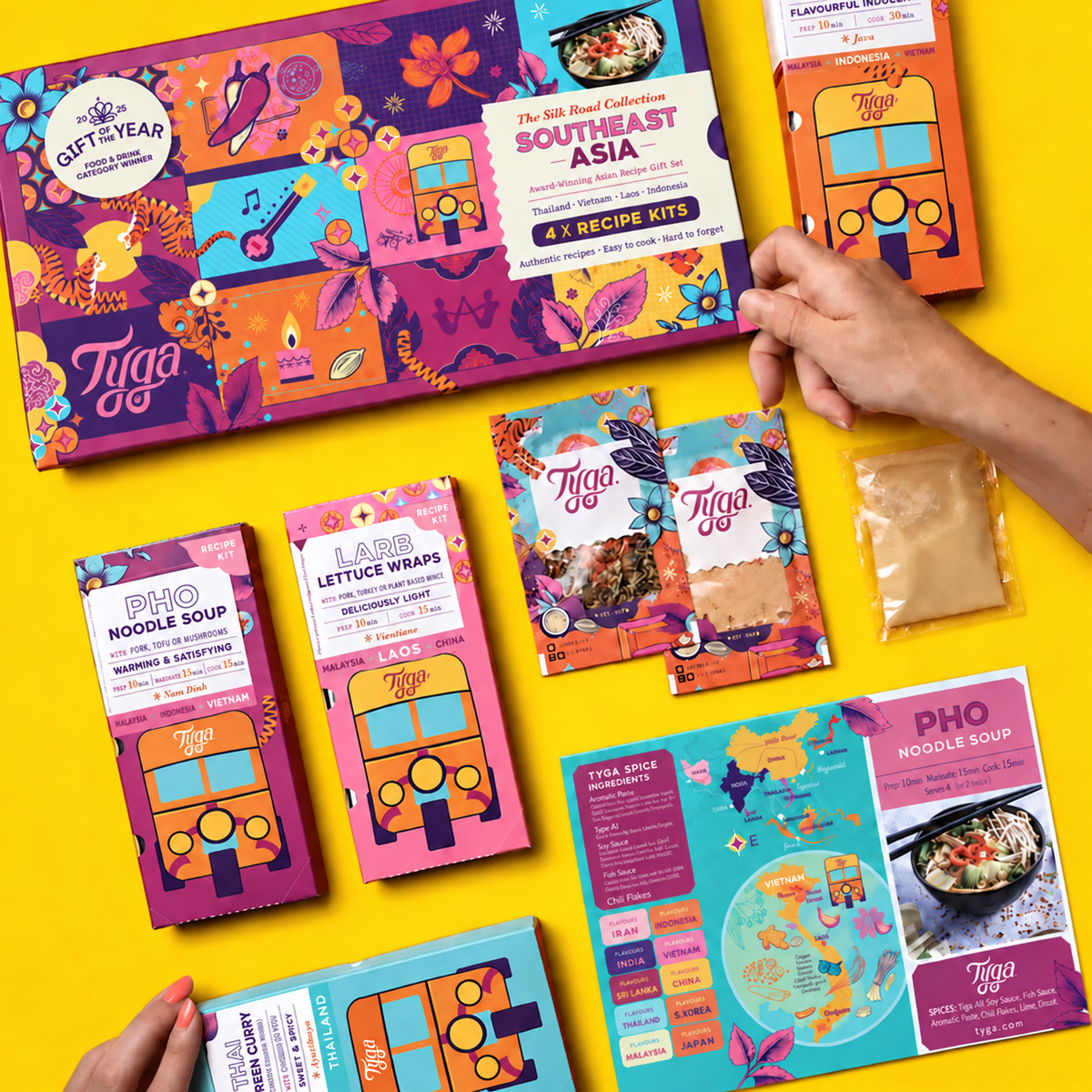 South East Asia Recipe Kit Gift Set