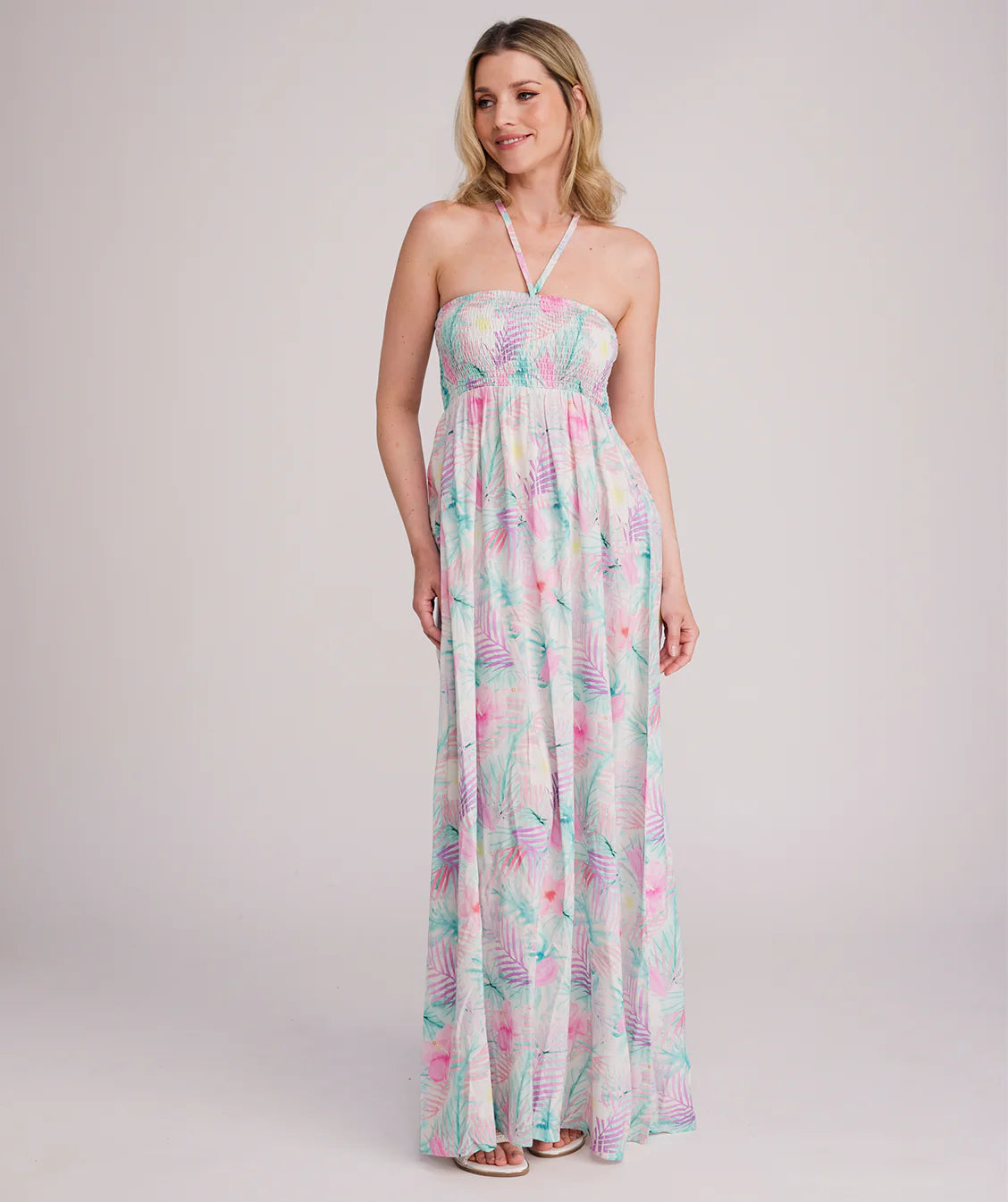 Alisha - Strapless Maxi Beach Dress