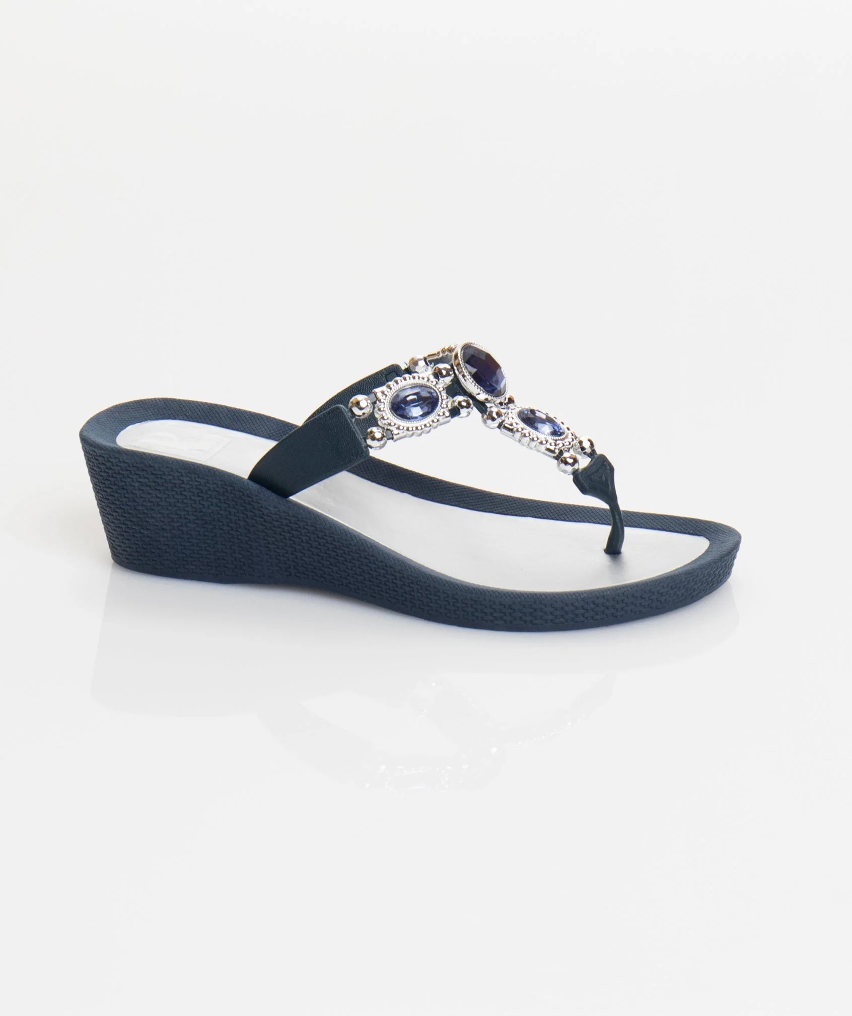 Appollo -  Jewelled Wedge Sandal