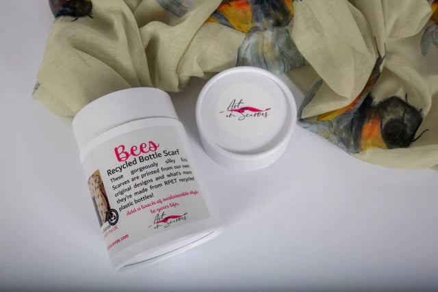 Recycled Bottle Scarf - Bees