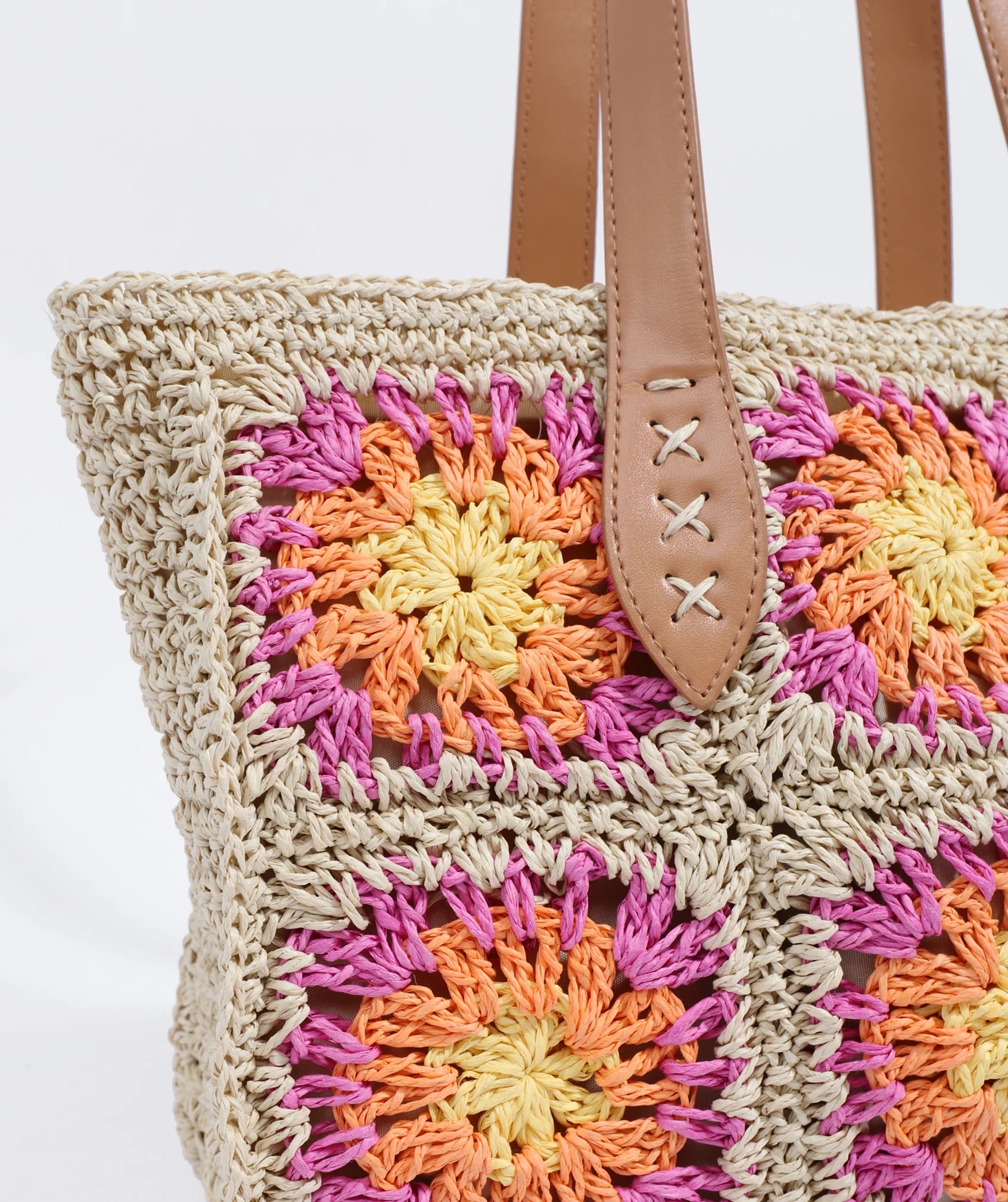Aurora - Straw Tote Bag