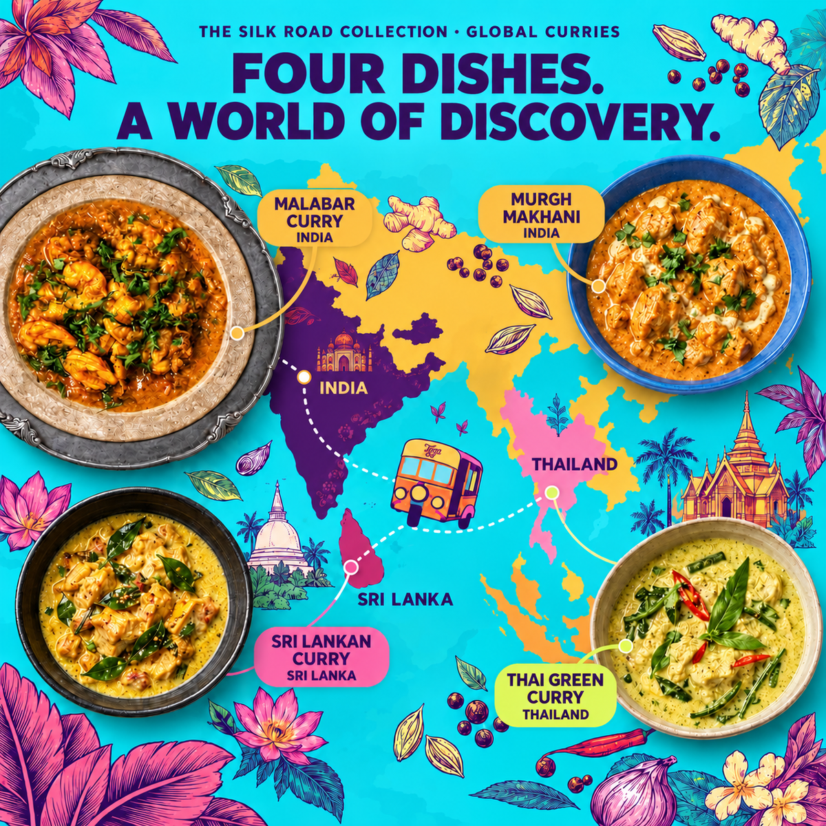 Global Curries Recipe Kit Gift Set