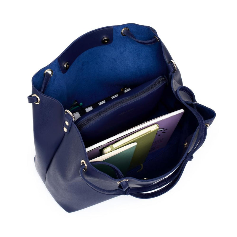 Campo Marzio Catrin Shoulder Bag With Inner Bag - Ocean Blue