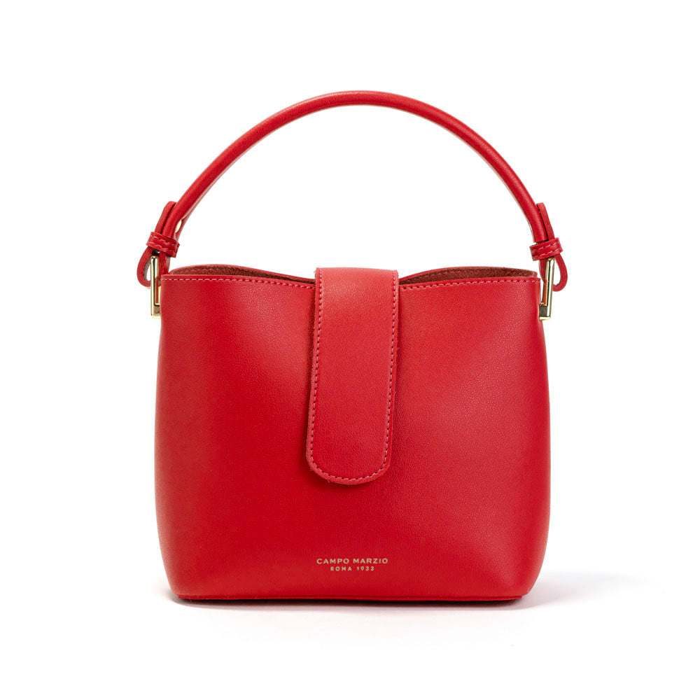 Campo Marzio Wendy Bucket Bag - Cherry Red