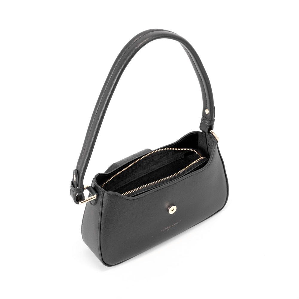 Campo Marzio Harper Baguette Bag - Black