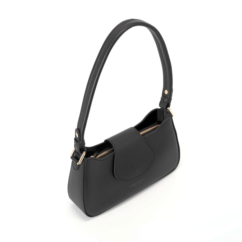 Campo Marzio Harper Baguette Bag - Black