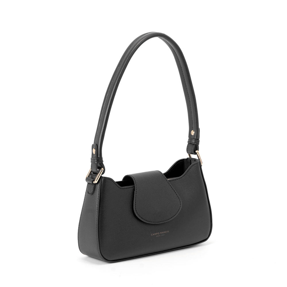 Campo Marzio Harper Baguette Bag - Black