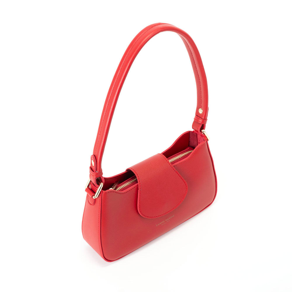 Campo Marzio Harper Baguette Bag - Cherry Red