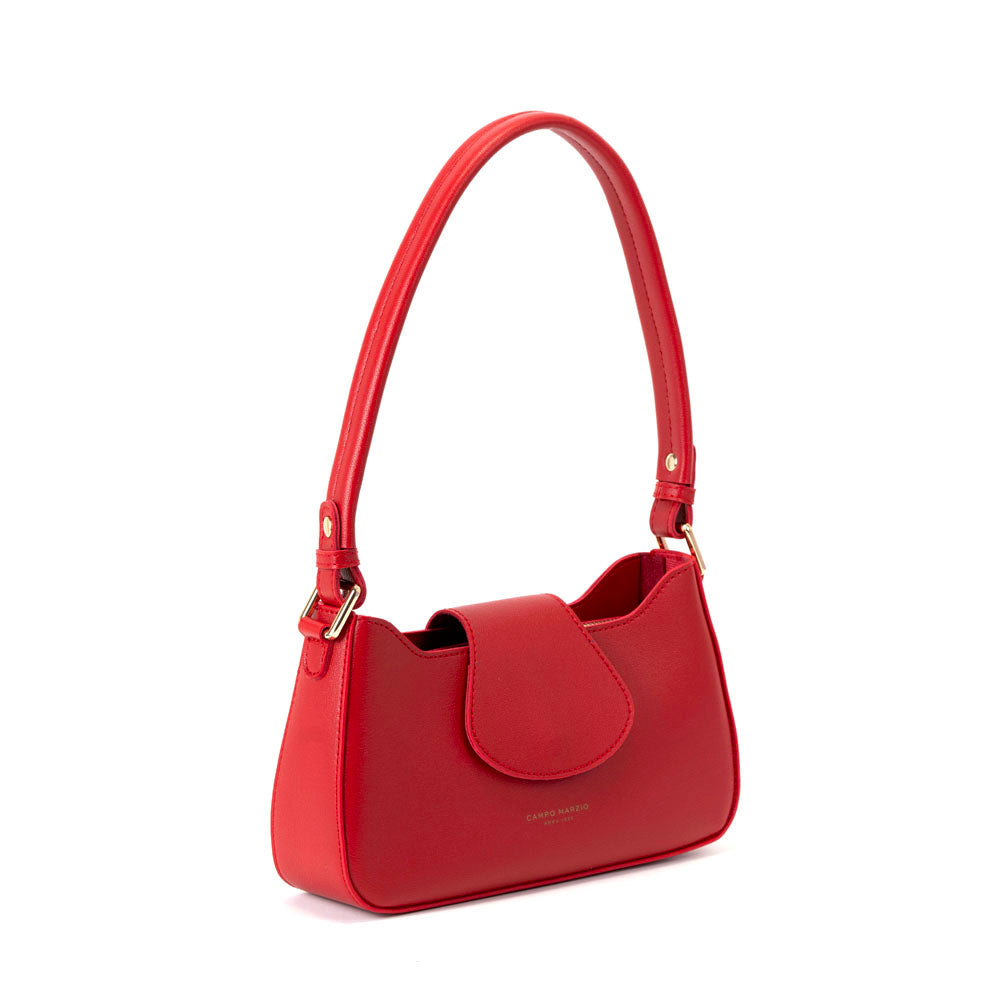 Campo Marzio Harper Baguette Bag - Cherry Red