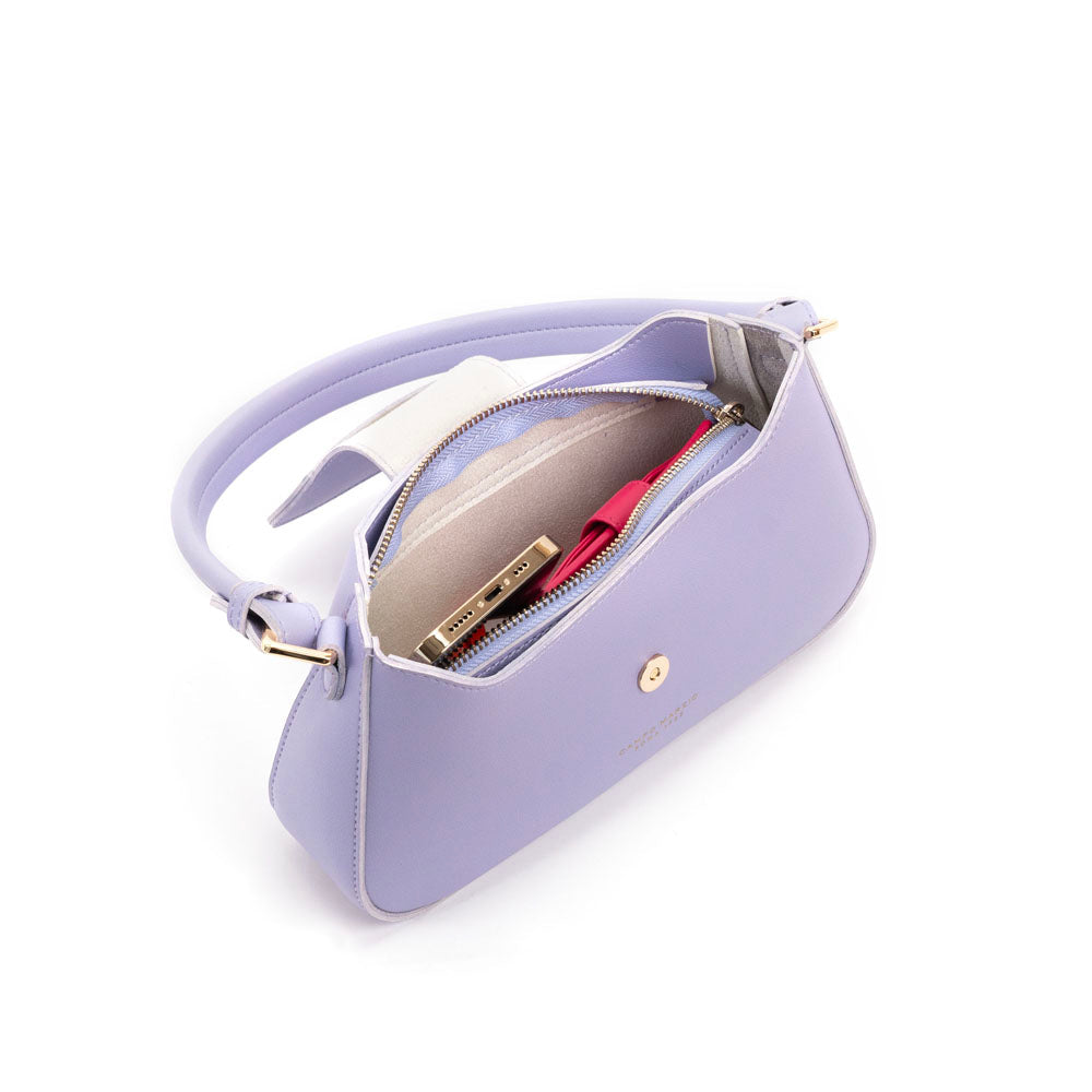 Campo Marzio Harper Baguette Bag - Lilac