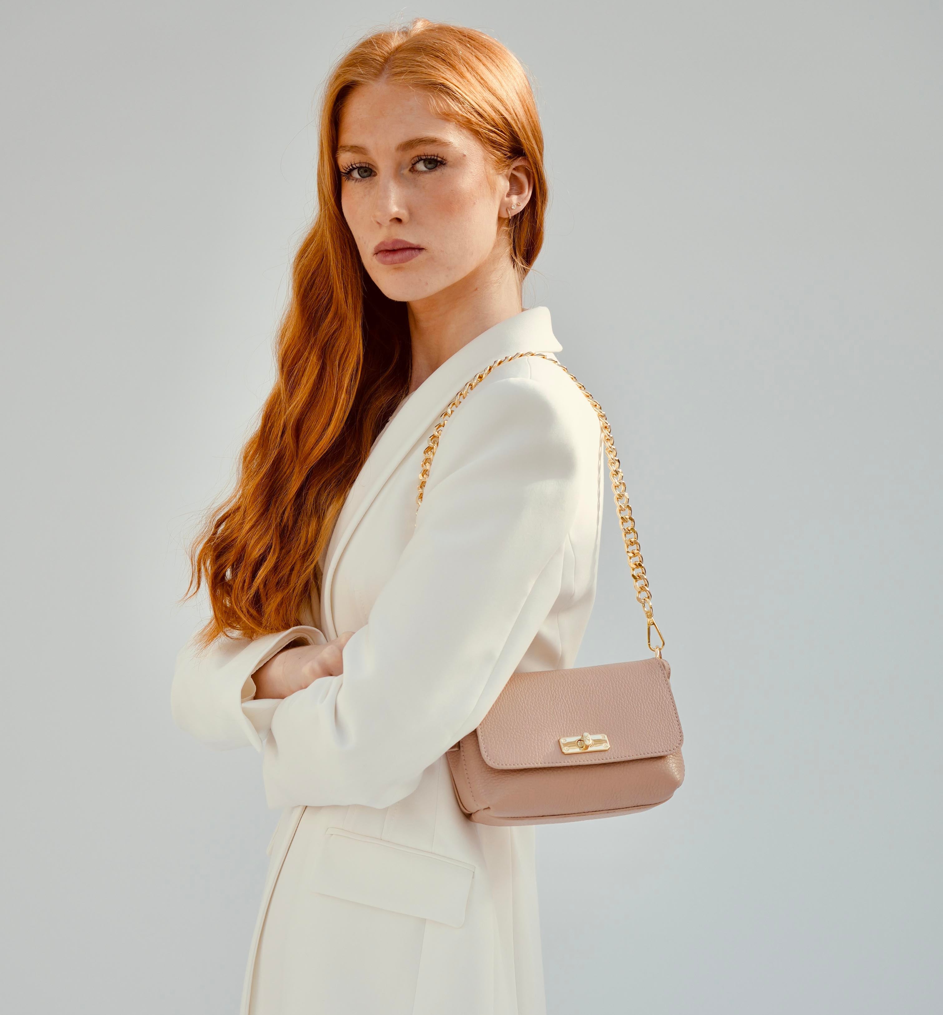 Apatchy London The Maisie Blush Leather Bag