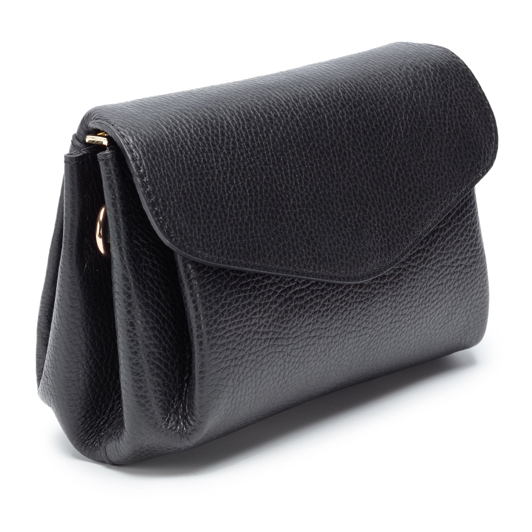 Elie Beaumont Envelope Black ( Olive Leopard Strap)