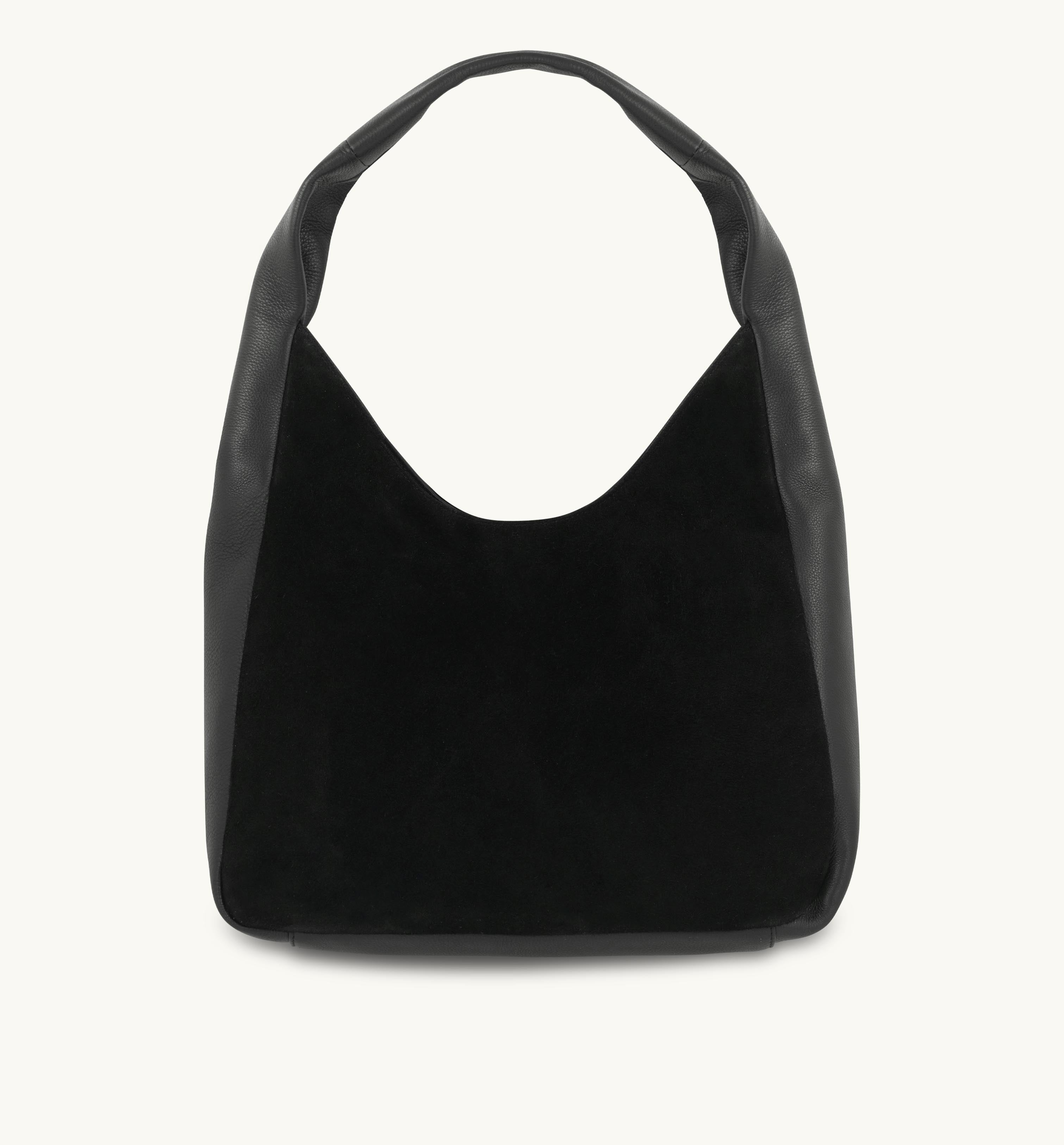 Apatchy London The Henry  Leather And Suede Hobo Bag
