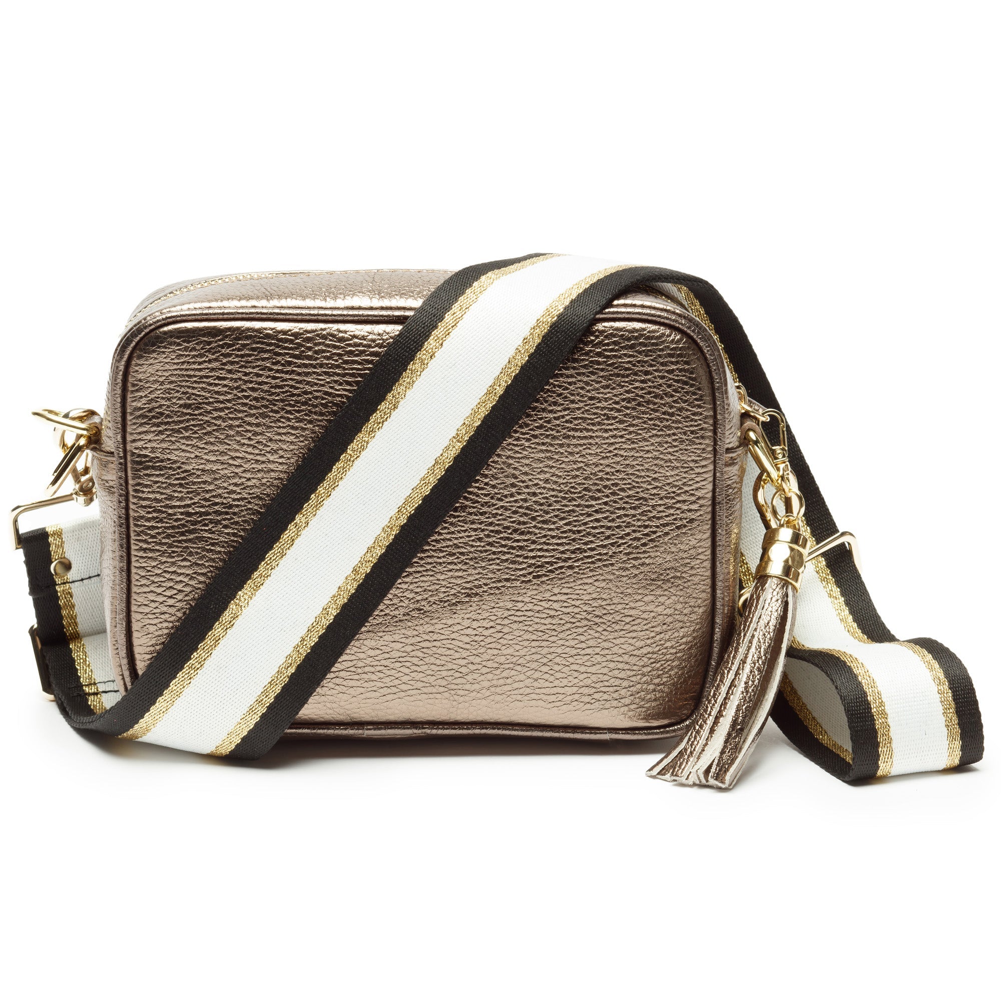 Elie Beaumont Crossbody Tassel Bronze