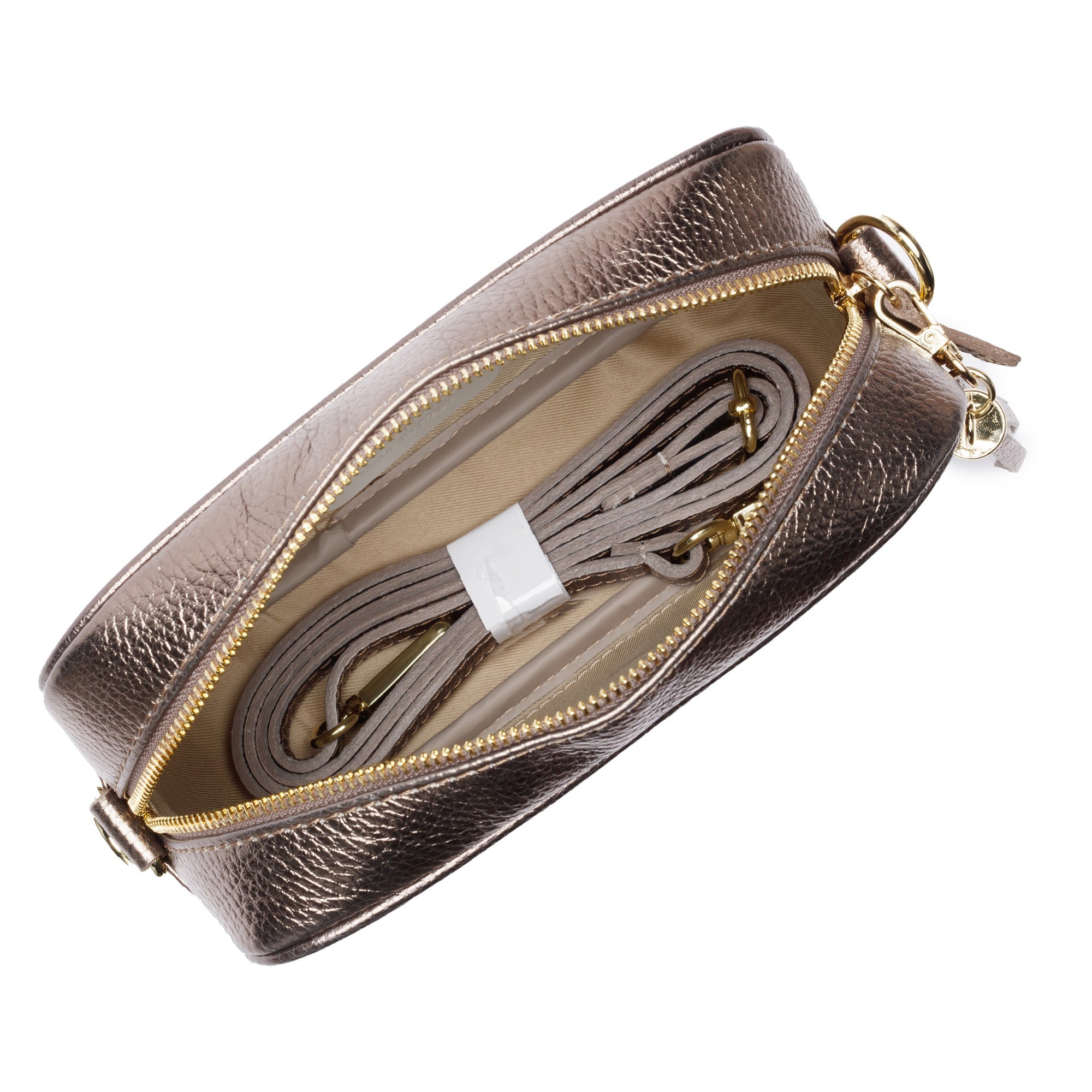 Elie Beaumont Crossbody Tassel Bronze