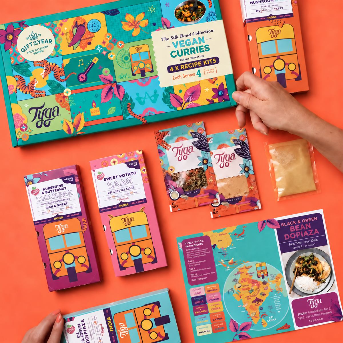 Vegan Curries Recipe Kit Gift Set