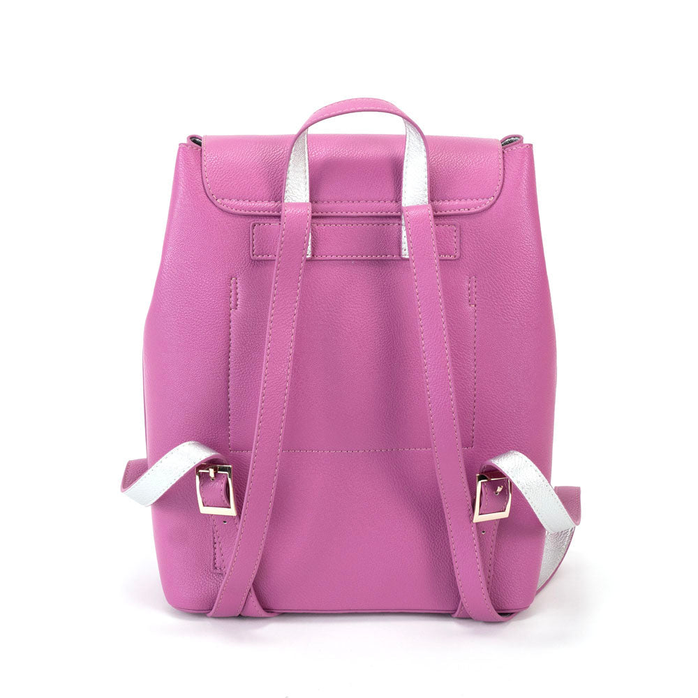 Campo Marzio Keira Backpack - Mauve Silver