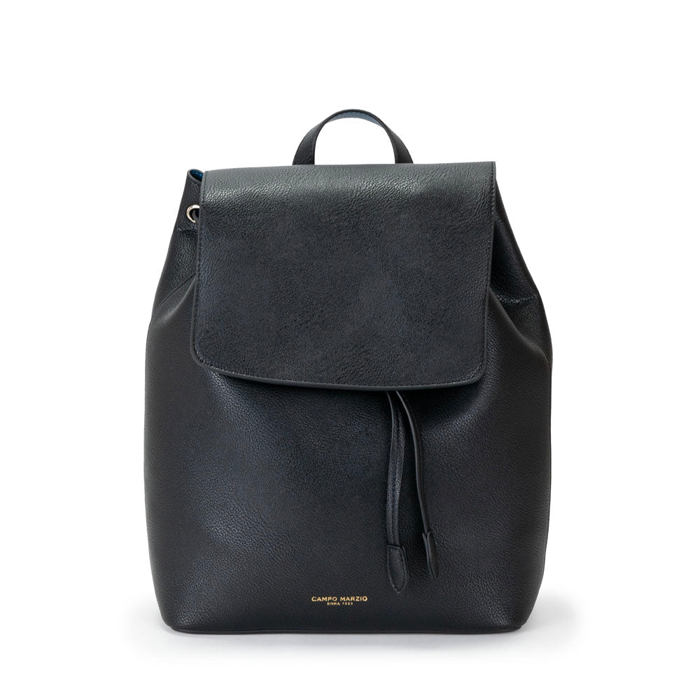 Campo Marzio Keira Backpack - Black Lapis Blue