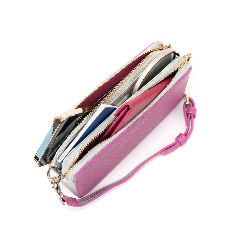 Campo Marzio Chloe Mini Bag - Mauve Silver