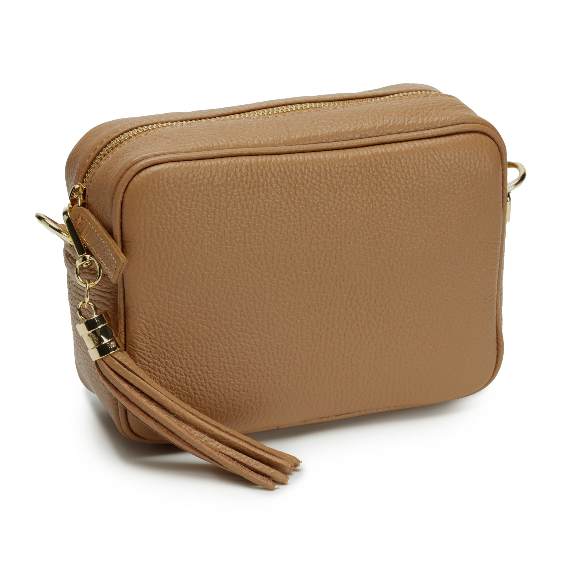 Elie Beaumont Crossbody Tassel Camel