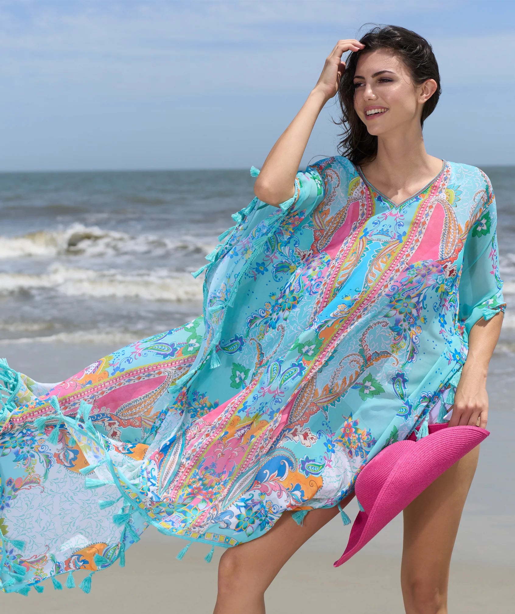 Cancun -Maxi cover up