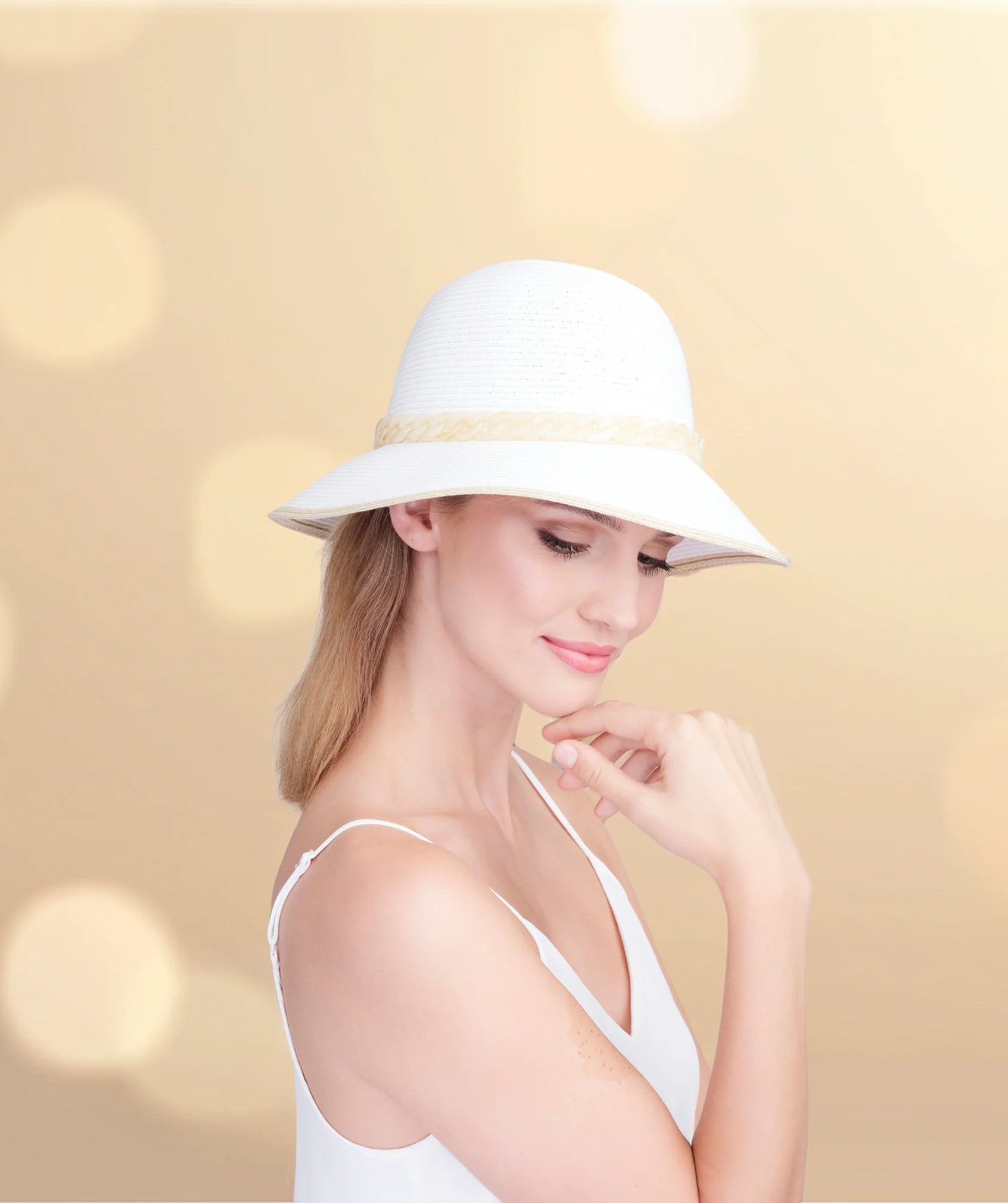 Cassini - Straw Bucket Hat