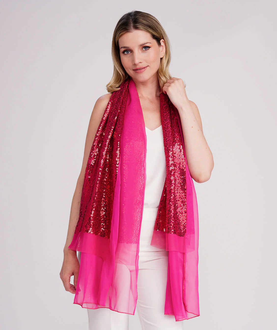 Chrystal - Embellished Occasion Scarf