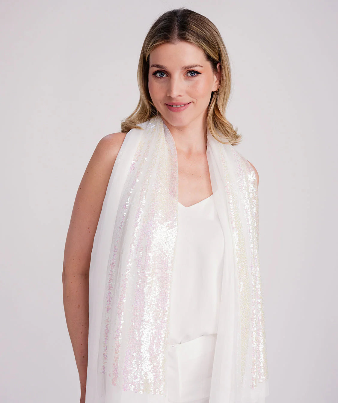 Chrystal - Embellished Occasion Scarf